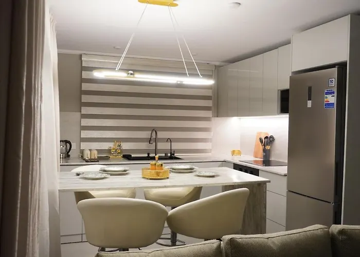 Golden Sunset Haven Apartment